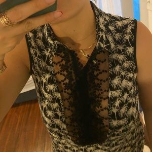 Chic, sexy palm tree tank, never worn
